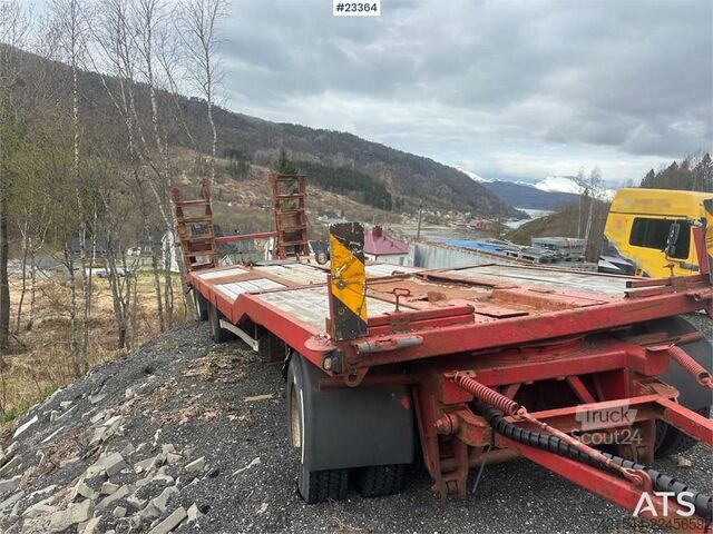 مقطورة نقل منخفضة  Nor-Slep 3 axle machine trailer
