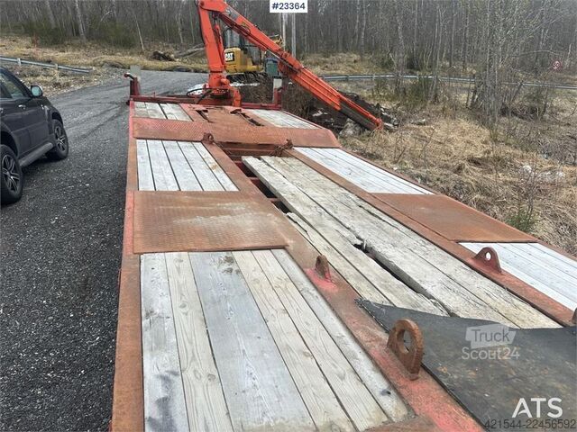 مقطورة نقل منخفضة  Nor-Slep 3 axle machine trailer