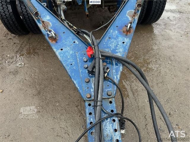 مقطورة نقل منخفضة Goldhofer 24/80 machine trailer w/ two sets of tires