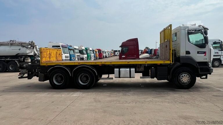 Trailer πλατφόρμας Renault Kerax 450 DXI (BOITE MANUELLE / 6X4 / LAMES / R...