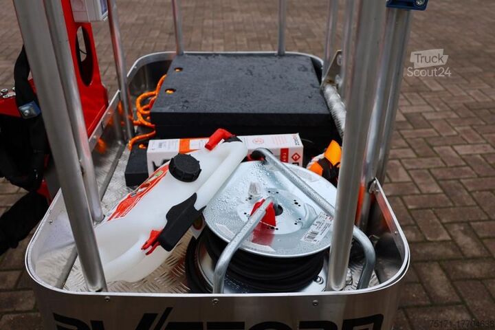 Leddelt teleskopisk arbejdsplatform Platform Basket Spider 18.90 PRO CE Declaration, Valid inspection,