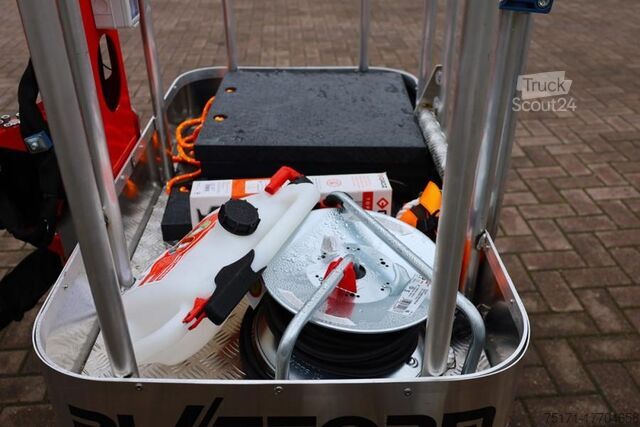 Leddelt teleskopisk arbejdsplatform Platform Basket Spider 18.90 PRO CE Declaration, Valid inspection,