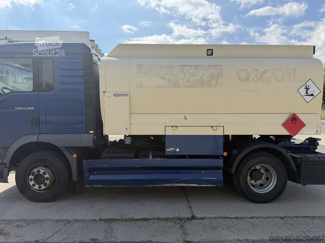 Caminhão com tanque ADR, enchimento superior e inferior MAN TGM 15.290 Tankwagen