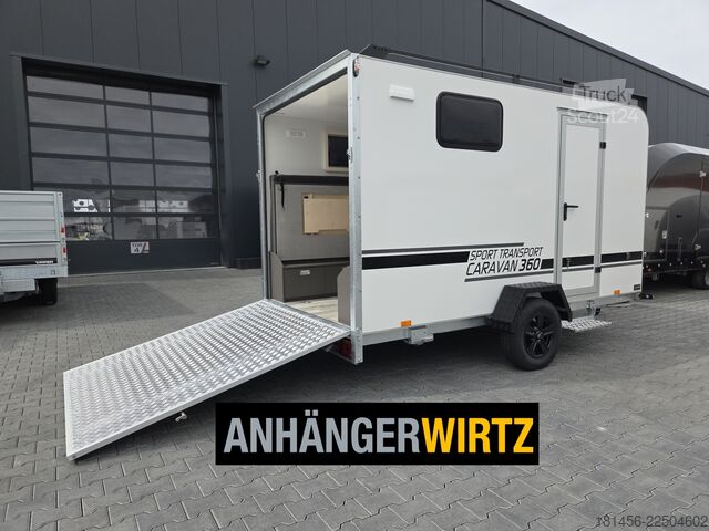 Caravan/camper trailershop TFS 360 Motorrad Reise Sport Camper Bett