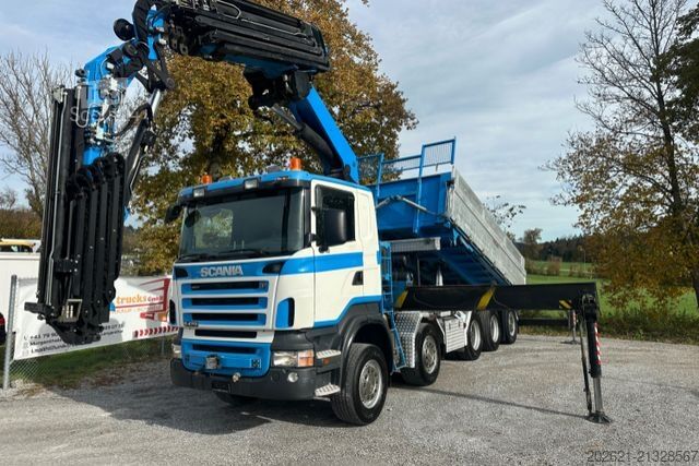 Autokran SCANIA R470 10x4 PK44002 JIP+Seilwinde Kipper