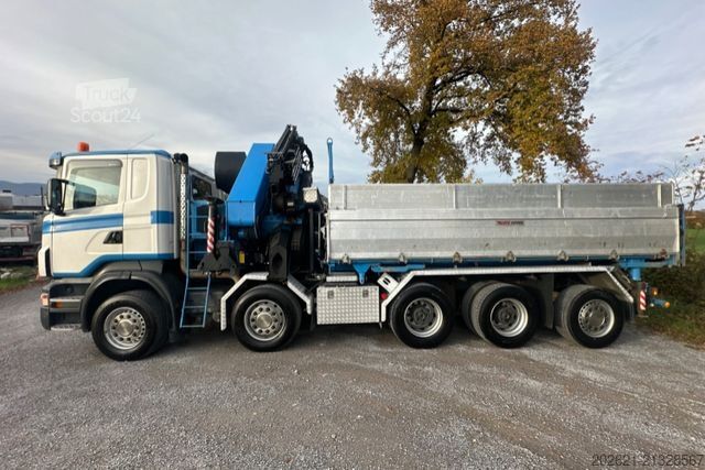 Autokran SCANIA R470 10x4 PK44002 JIP+Seilwinde Kipper