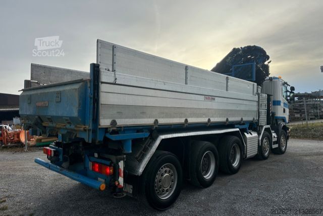 Autokran SCANIA R470 10x4 PK44002 JIP+Seilwinde Kipper