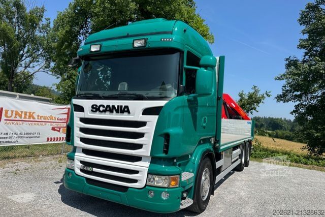 Autokran SCANIA R480 6x2 Palfinger 16502