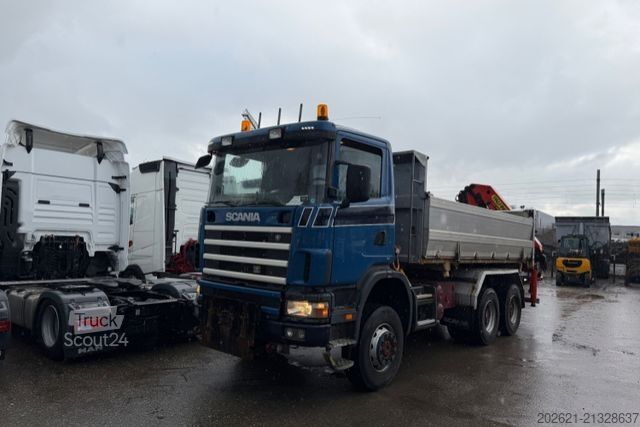 Camión volquete SCANIA R420 6x6 3-seiten Kipper ( ohne kran )