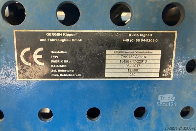 Savivartis sunkvežimis SCANIA G 370 LB Gergen