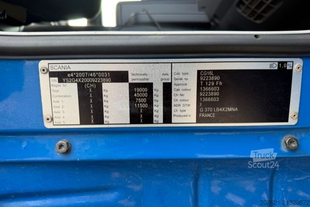 Savivartis sunkvežimis SCANIA G 370 LB Gergen