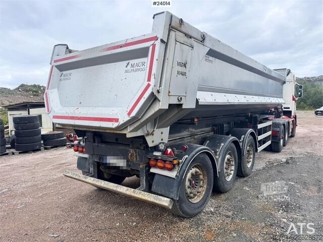 MTS standard Scania R650 6x4 Tractor Unit with Maur Tipping Semi-Trail