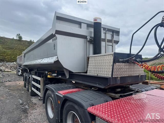 MTS standard Scania R650 6x4 Tractor Unit with Maur Tipping Semi-Trail