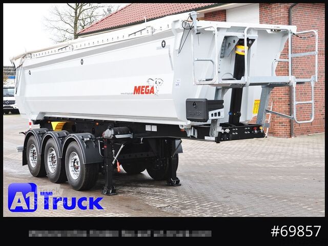 Kippers oplegger BENALU Mega  25m³ Lift Stahl  SAF 4X4 Allrad 1350mm