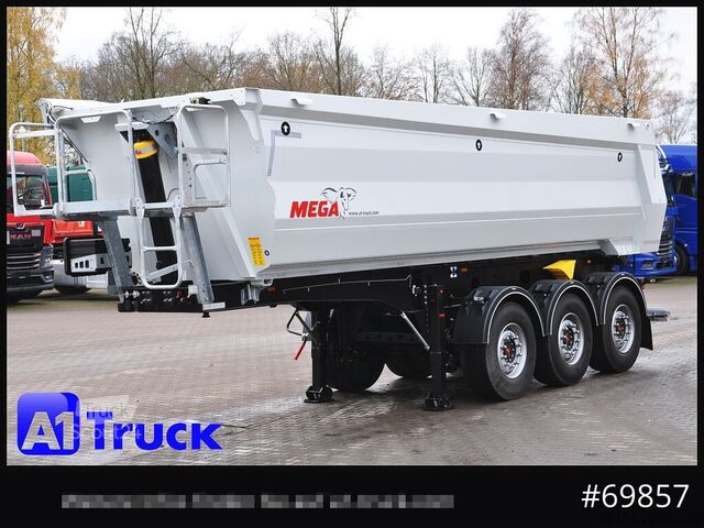 Kippers oplegger BENALU Mega  25m³ Lift Stahl  SAF 4X4 Allrad 1350mm