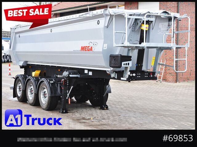 Kippers oplegger BENALU Mega  25m³ Lift Stahl  SAF 4X4 Allrad 1350mm