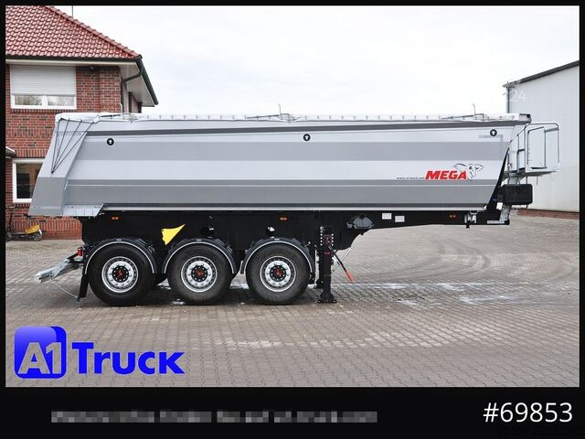 Kippers oplegger BENALU Mega  25m³ Lift Stahl  SAF 4X4 Allrad 1350mm