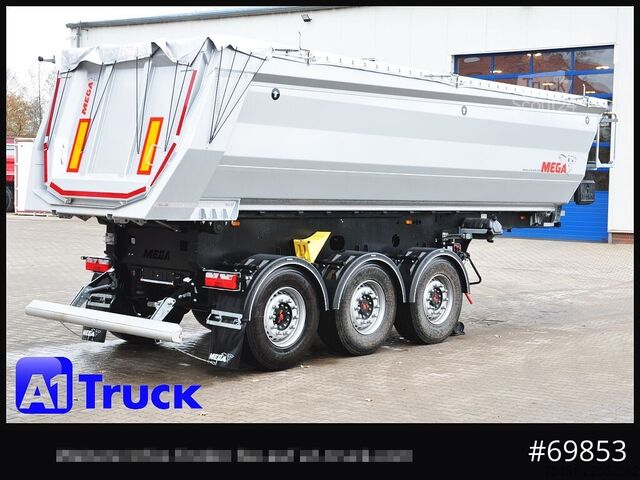 Kippers oplegger BENALU Mega  25m³ Lift Stahl  SAF 4X4 Allrad 1350mm