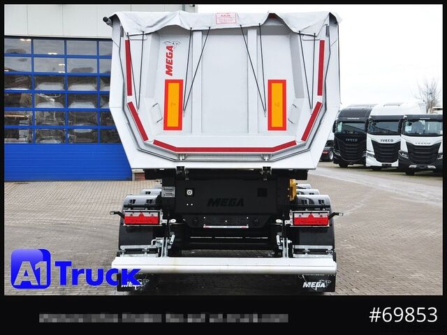 Kippers oplegger BENALU Mega  25m³ Lift Stahl  SAF 4X4 Allrad 1350mm
