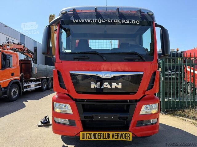 Ladepritsche MAN TGS 37.440 8X4 PRITSCHE + KRAN FASSI F820 (6x) ...