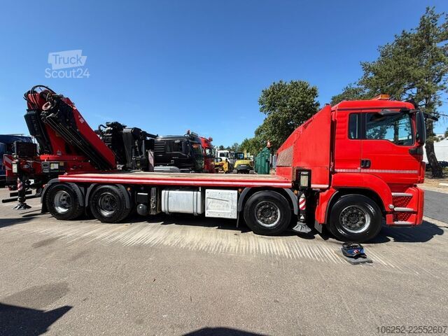 Ladepritsche MAN TGS 37.440 8X4 PRITSCHE + KRAN FASSI F820 (6x) ...