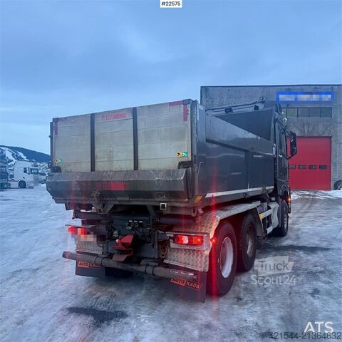 Самосвал Mercedes-Benz Arocs 6x4 brøyterigget kombibil, laxolås, sidetipp