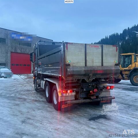 Самосвал Mercedes-Benz Arocs 6x4 brøyterigget kombibil, laxolås, sidetipp