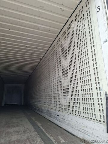 Box-semitrailer KRONE 1-Achs Auflieger Möbelkoffer Lenkachse LBW