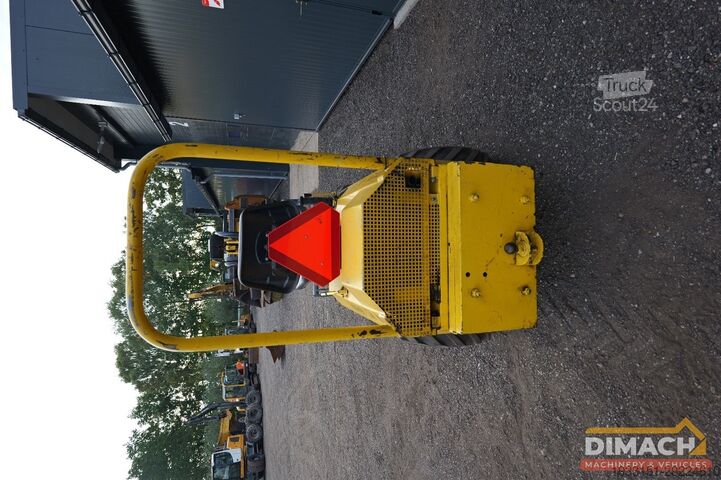 Lader Striegel 150 DYA minishovel met 2 bakken en palletvorken...