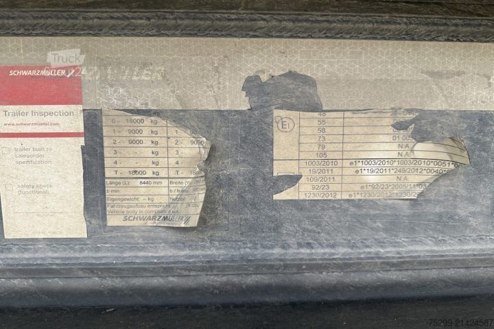 Pašizgāzēja puspiekabe Schwarzmüller SPA 2/E Kipper / Swiss-Vehicle