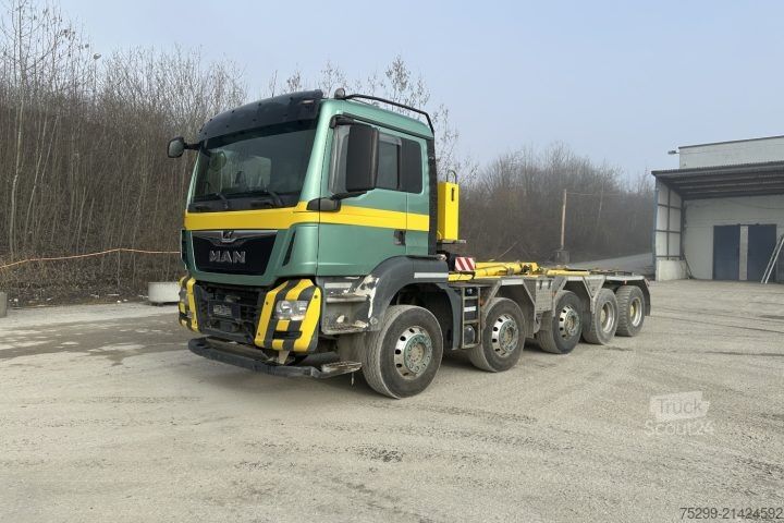 Camion benne à bras amovible MAN TGS 35.460 10x4 Multilift / Swiss-Vehicle