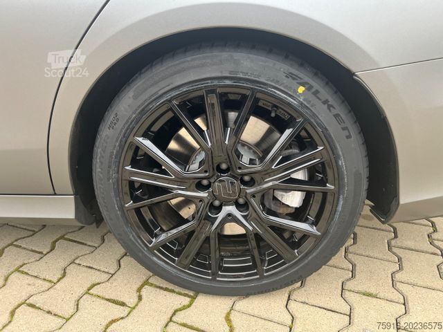 Mikroautobuss MERCEDES-BENZ E 450 4Matic Foliert in Grau Matt original Weiss