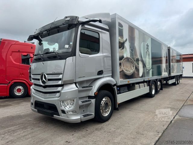 LKW mit Kofferaufbau MERCEDES-BENZ ACTROS 2545*KOFFER*LIFT*ALCOA*DURCHLADESYSTEM*