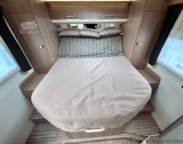 Integruota kemperis MALIBU I 440 QB * Queensbett-Hubbett-2xKlima-AHK*