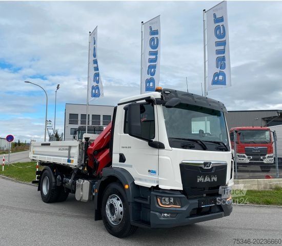 Teherautóra szerelt daru MAN TGM 18.320 /4x2/BL/Meiller/Kipper/Kran/Funk/ Neu