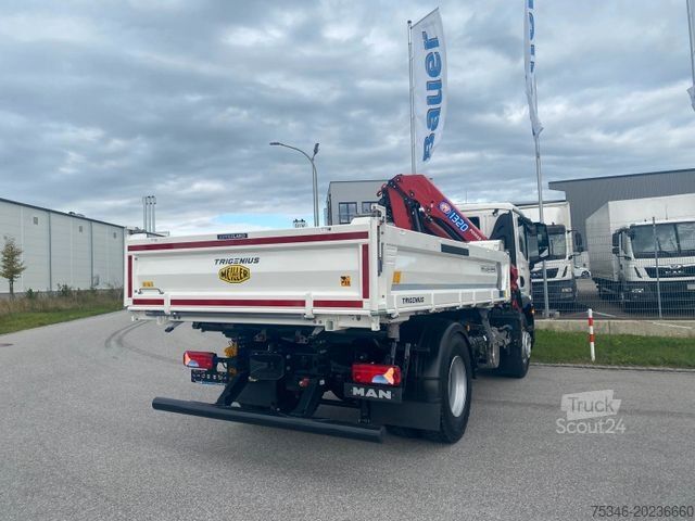 Teherautóra szerelt daru MAN TGM 18.320 /4x2/BL/Meiller/Kipper/Kran/Funk/ Neu