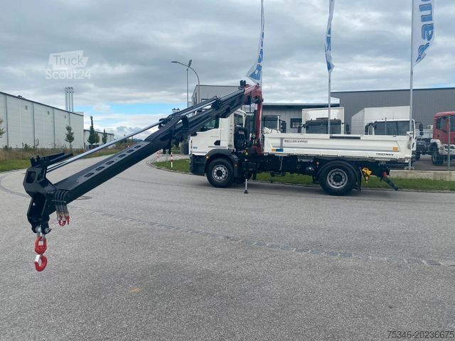 Billenő teherautó MAN TGM 18.320 /4x2/BL/Meiller/Kipper/Kran/Funk/ Neu
