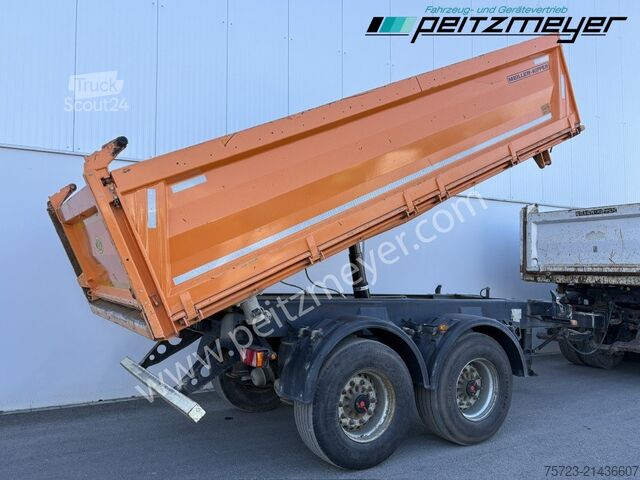 Remorque benne trilibérale Meiller Tandemkipper MZDA 18/22 M