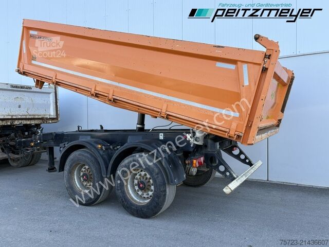 Remorque benne trilibérale Meiller Tandemkipper MZDA 18/22 M