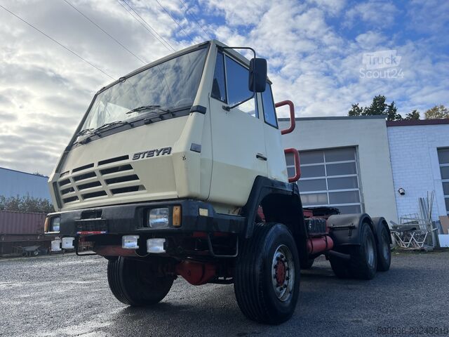Camion lourd/SZM STEYR 25S36, Full Steel, 6x6, Manual,Hydraulik