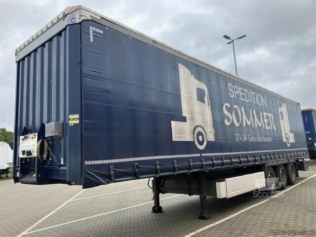 Brandalı açık yarı römork Krone Profi Liner SDP 27 eLB4-CS