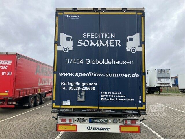 Brandalı açık yarı römork Krone Profi Liner SDP 27 eLB4-CS
