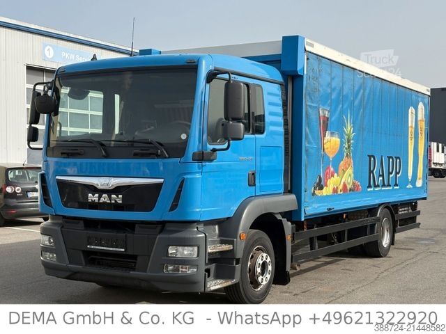 Camión de bebidas MAN TGM15250*Elektrische Rollplane beidseitig*Klima*