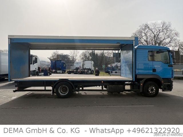 Camión de bebidas MAN TGM15250*Elektrische Rollplane beidseitig*Klima*