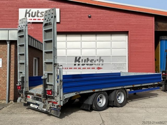 Dieplader oplegger MÜLLER-MITTELTAL Etütar 14,4 Tieflader mit Rampen