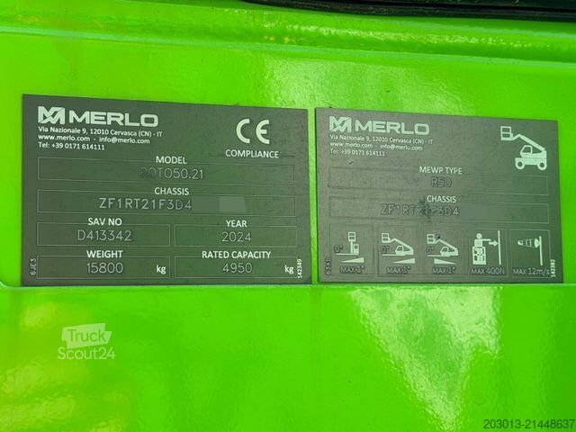 Drugo Merlo MERLO Roto 50.21 Teleskoplader 336H Stapler