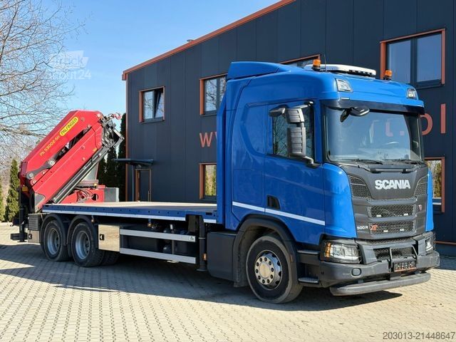 Auto-dizalica montirana na kamionu SCANIA R500 6x4 Pritsche mit Kran Palfinger PK53002 SH
