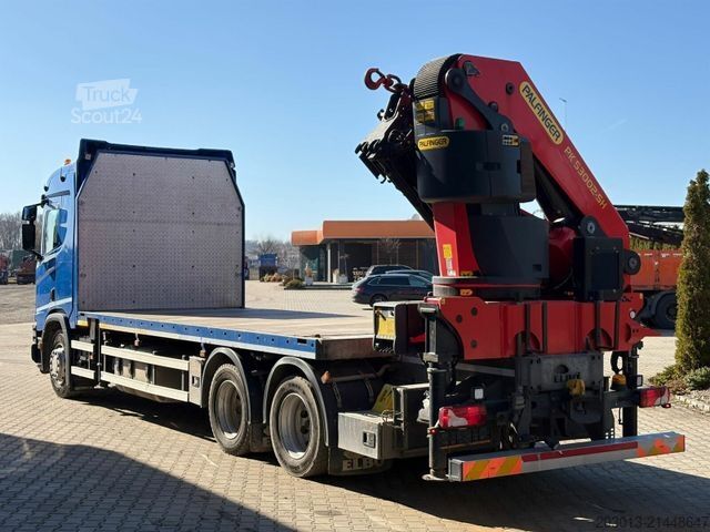 Auto-dizalica montirana na kamionu SCANIA R500 6x4 Pritsche mit Kran Palfinger PK53002 SH