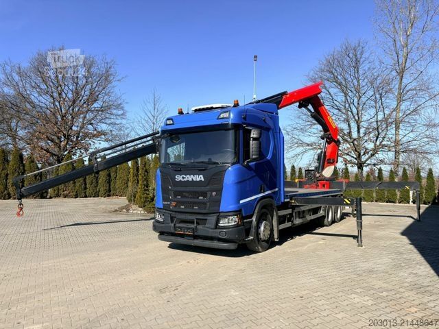 Auto-dizalica montirana na kamionu SCANIA R500 6x4 Pritsche mit Kran Palfinger PK53002 SH