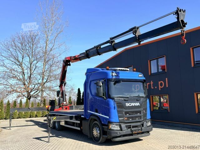 Auto-dizalica montirana na kamionu SCANIA R500 6x4 Pritsche mit Kran Palfinger PK53002 SH